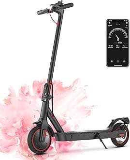 iScooter Electric Scooter Adults & Big Kids, 23/18/12 Miles Long Range,22/19/18 Mph Top Speed, Commuting Electric Scooter with Cruise Control, Double Braking Systems Escooter for Adults and Teens