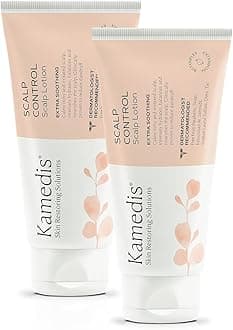 KAMEDIS Moisturizer Leave-On Botanical Scalp Lotion. For Dandruff, Dry, Itchy, Flaky and Sensitive Scalp Skin. Over-Night Head Mask, Parabens Free. 3.38 Fl Oz. (Scalp Lotion (2pk))