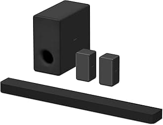 New Launch BRAVIA Theatre Bar 8 Premium Soundbar Home Theatre System for TV with 360 SSM,IMAX,Dolby Atmos/DTSx(HT-A8000) with subwoofer SW3 & Rear Speaker SA-RS3S-Black