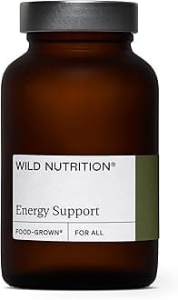 Food-Grown Energy Support | with Iron, Vitamin C, and Magnesium - Ethically Sourced - Maintain Energy Levels + Immune Support - 60 Capsules