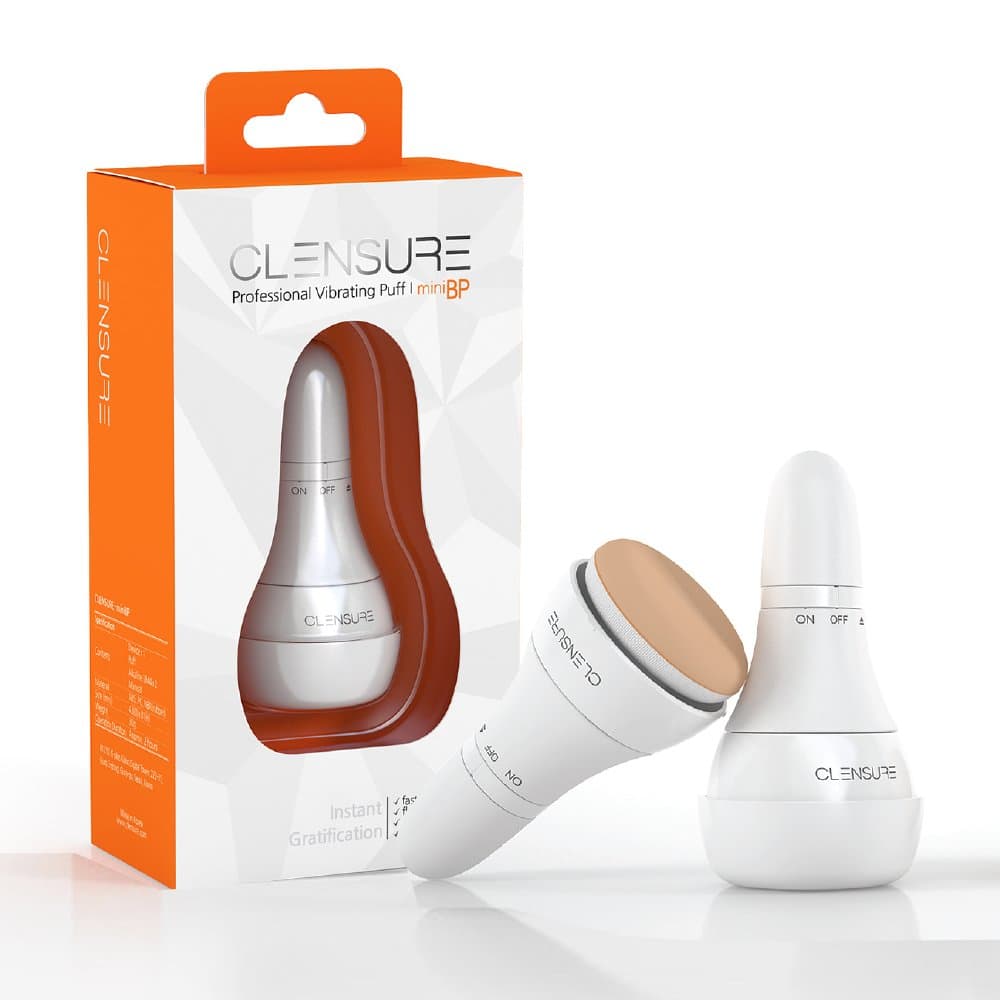 miniBP – Micro Vibrating Facial Makeup Blender Puff. Makeup Base, Foundation, BB/CC Cream, Powder Base, and Sunscreen Applicator & Device.