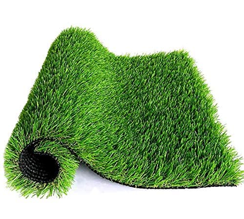 WMG GRASS Premium Artificial Grass, Drainage Mat, 4' x 7' Artificial Turf for Dogs, Cats, Pets, Turf Realistic Indoor/Outdoor for Garden, Patio (28 sq ft) - 2 Pack