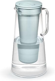 LifeStraw Home – Water Filter Pitcher, 10-Cup, Seafoam, BPA Free designed for everyday protection against bacteria, parasites, microplastics, lead, mercury, PFAS and a variety of chemicals
