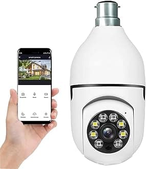 LEKATO Outdoor Security Camera - WiFi, Auto Tracking, Light Alarm, Floodlight, 360° View, Two-Way Audio, Motion Detection