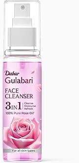 Dabur Gulabari Rose Glow Face Cleanser, Pack of 1,100 Ml