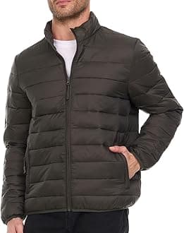 OuterfitPackable Puffer Jacket Men, Warm Lightweight Winter Jackets for Men