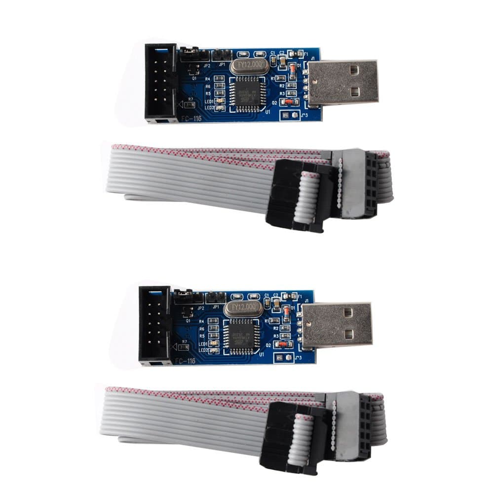 Diymall 51 AVR ISP Programmer Downloader Usbasp for Atmel AVR Atmega Attiny 51 Board 2pcs