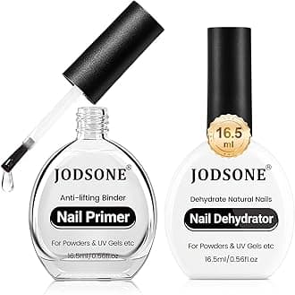 2Pcs 16.5ml Nail Dehydrate And Nail Primer For U V Gels Superior Bonding Professional Salons Set DIY Art Design Long Lasting Gift