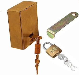 Tap Lock Secures Garden And Outdoor Taps Easily And Quickly. Solid Metal Construction With Padlock. Easy To Fit In Seconds,Silver