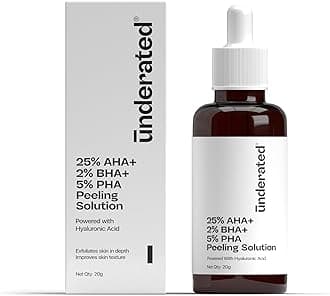 - 25% AHA + 2% BHA + 5% PHA Peeling Solution 20g | For Face & Body |Gentle Exfoliating Serum for Tan Removal |For Glowing Skin, Even Skin Tone, Pore Cleansing |Men, Women