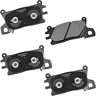 Bendix Premium SBC2376 Ceramic Front Brake Pads for Genesis GV80 2024-2021
