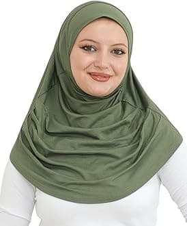 Plain Ready To Wear Hijab for Women, Muslim Instant Turbans, Soft Jersey Scarf, Islamic Clothes, Long Hijabs, Abaya