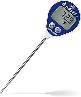 DeltaTrak11050 Professional Digital Meat Thermometer for Kitchen Waterproof Lollipop Thermometer NSF Certified