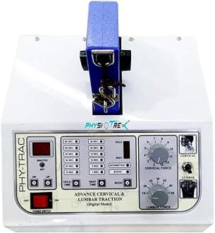 PHYSIOTREX® DIGITAL CERVICAL & LUMBAR TRACTION MACHINE 2-45 KG WITH 1 YEAR WARRANTY