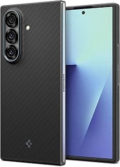 Spigen Air Skin Aramid for Samsung Galaxy Z Fold 7 Case, Galaxy Z Fold 7 Back Cover (2025) - Aramid Fiber+PC｜Black