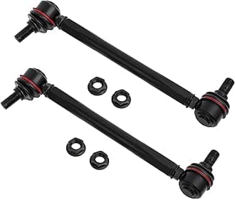 FAPO RACING Adjustable Front Stabilizer Sway Bar End Links Kits 225MM-265MM (Overall Length Bolt to Bolt), Ball Joint Stud Size 12mm, Aluminum Sway Bar