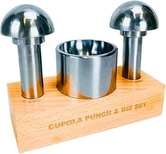 BENCH WIZARD 4 Piece Cupola Punch and Die Set || For Bending Sheet Metal with Precision and Ease || 50.8mm and 57.2mm