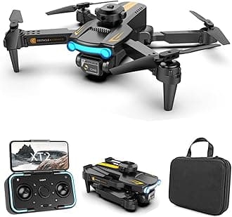 Heattack Drone with 4K UHD Camera, 45-Minute Flight Time, Foldable Design, Smart Flight Modes (Follow Me, Auto Return), Long-Range Control & Stable Flight for Aerial Photography & Exploration.