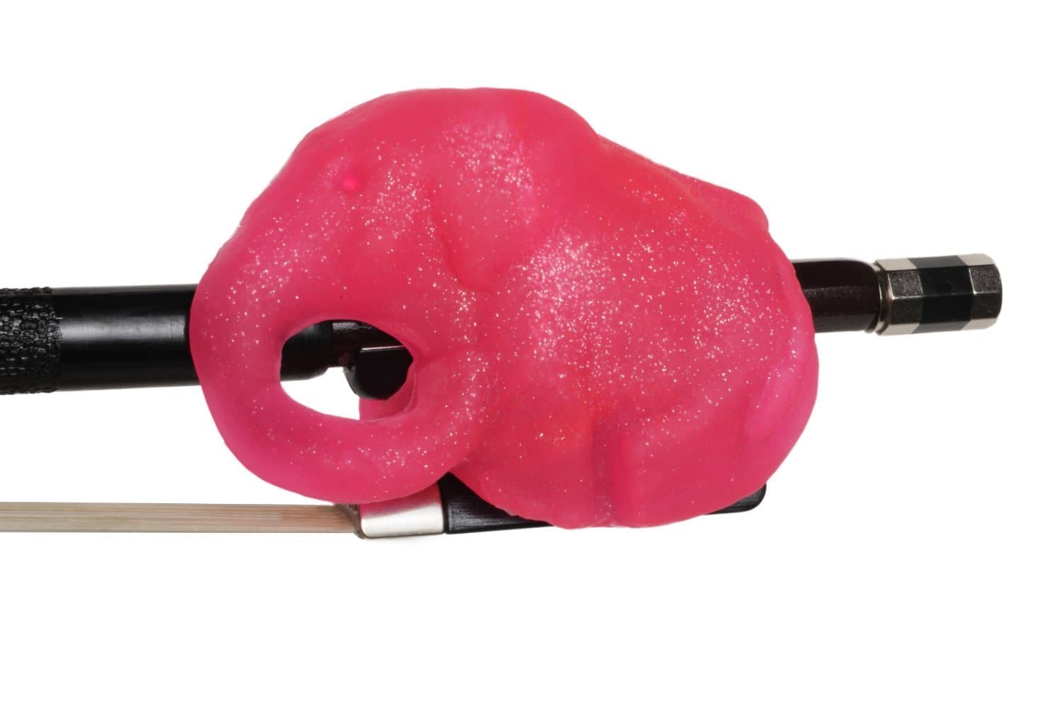 Sparkly Pink Things 4 Strings CelloPhant Cello / (French-style bow) Bass Bow Hold Teaching Aid Accessory