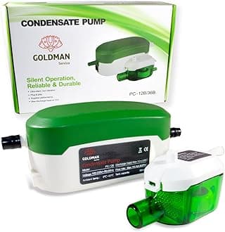 GOLDMAN SERVICE Ultra Quiet Mini Automatic Condensing Pump for Drain and Water Drain in Air Conditioner Split Flow 18 Litres/Hour