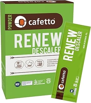 verybarista Renew Descaler (6 x 25g sachets). Designed for espresso machines, boilers and coffee brewers. Safe to use on aluminium, brass and stainless steel
