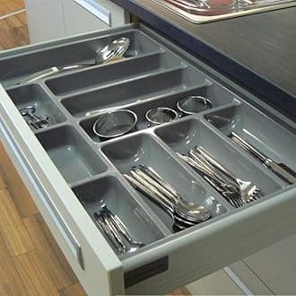 Plastic Cutlery Tray For Kitchen Drawers, Various Sizes/Formations