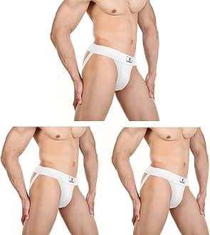 Men's Jock Strap, Wide Band Mesh Male Underwear Jockstrap Athletic Supporter for Gym Vasectomy