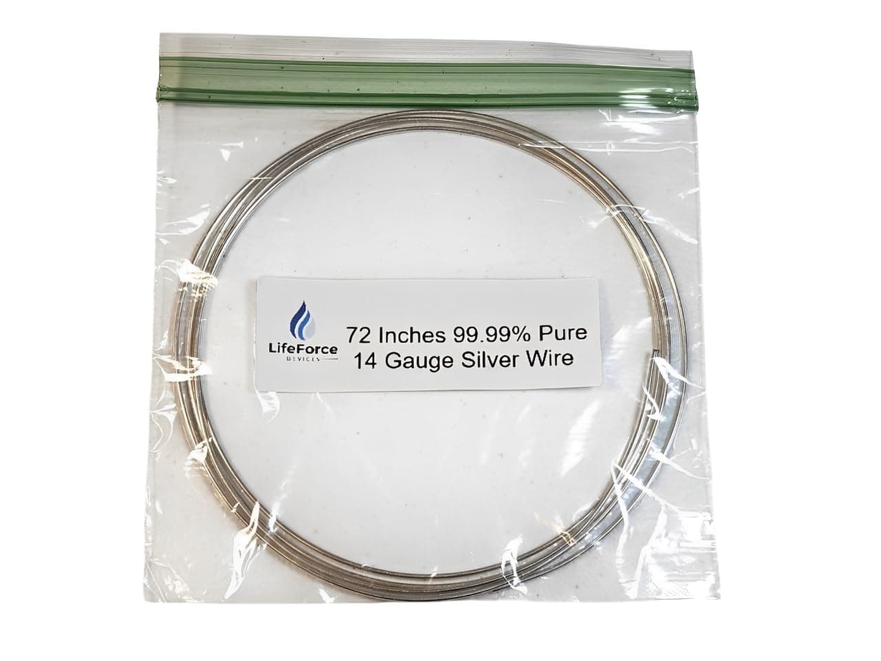 Pure Silver Generator Wires – 9999 Silver Electrodes – Pre-Cut 72-Inch 14 Gauge Wires – Fits LifeForce Generators