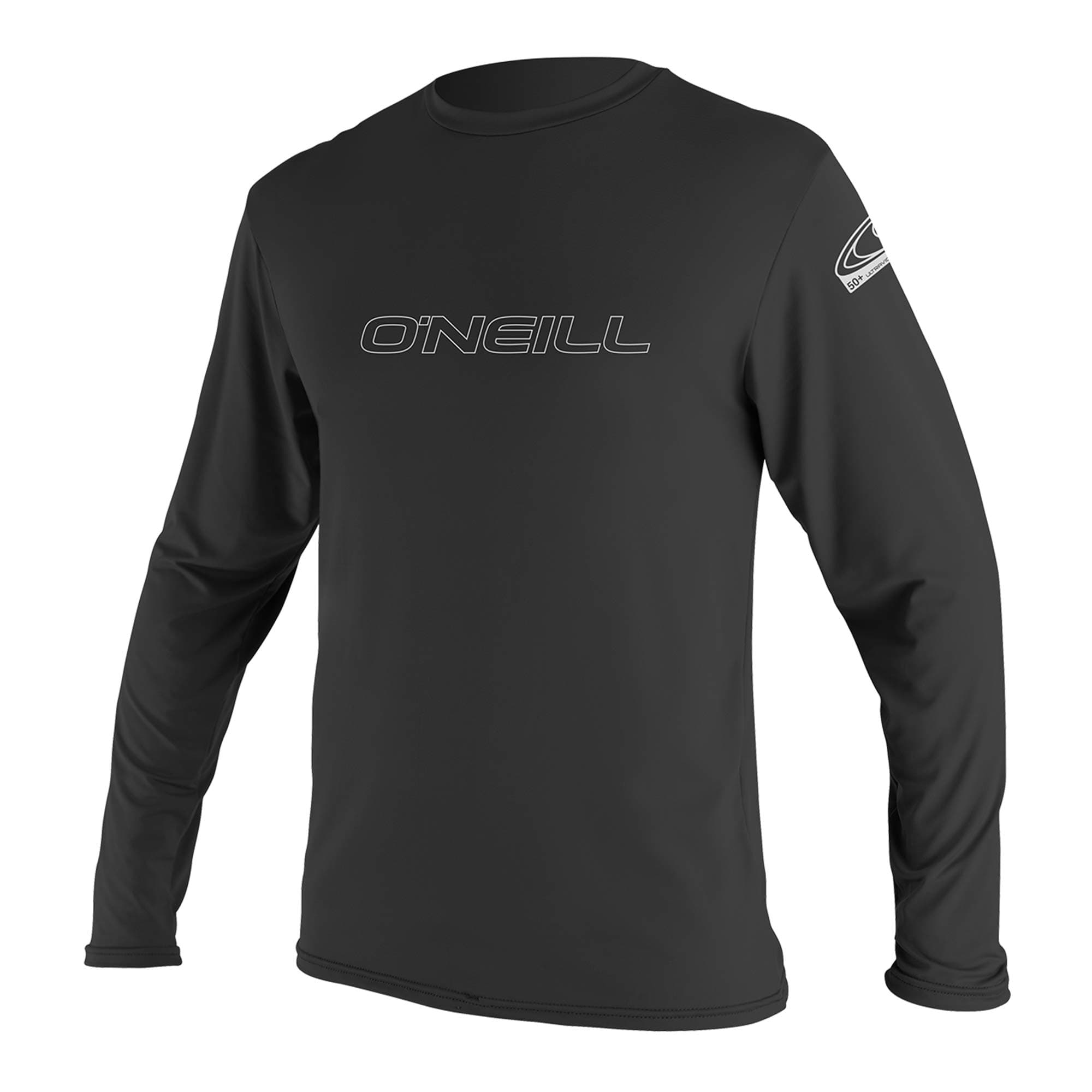 O'Neill Men’s Basic Skins Long Sleeve Sun Shirt, UPF 50+ Sun and Rash Protection for Surfing and All Outdoor Activities