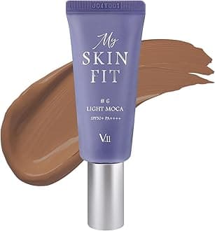 [VILLAGE 11 FACTORY] MY SKIN FIT BB CREAM (#6 LIGHT MOCA, 20ml) Korean BB Cream with SPF 50+ PA++++ Hyaluronic Acid, Niacinamide & Collagen for Moisturizing, Brightening & Natural Coverage