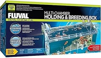 Fluval Multi-Chamber Holding and Breeding Box, Large – Up to 3 Separate Housing Compartments (Pack of 6)