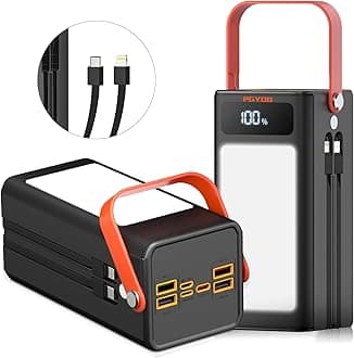 Portable Power Bank Power Station, 27000mAh Outdoor Generator with SOS Light, Backup Battery Charger for MacBook, iPhone, Samsung, Home use, Outdoor Camping, RV Trip