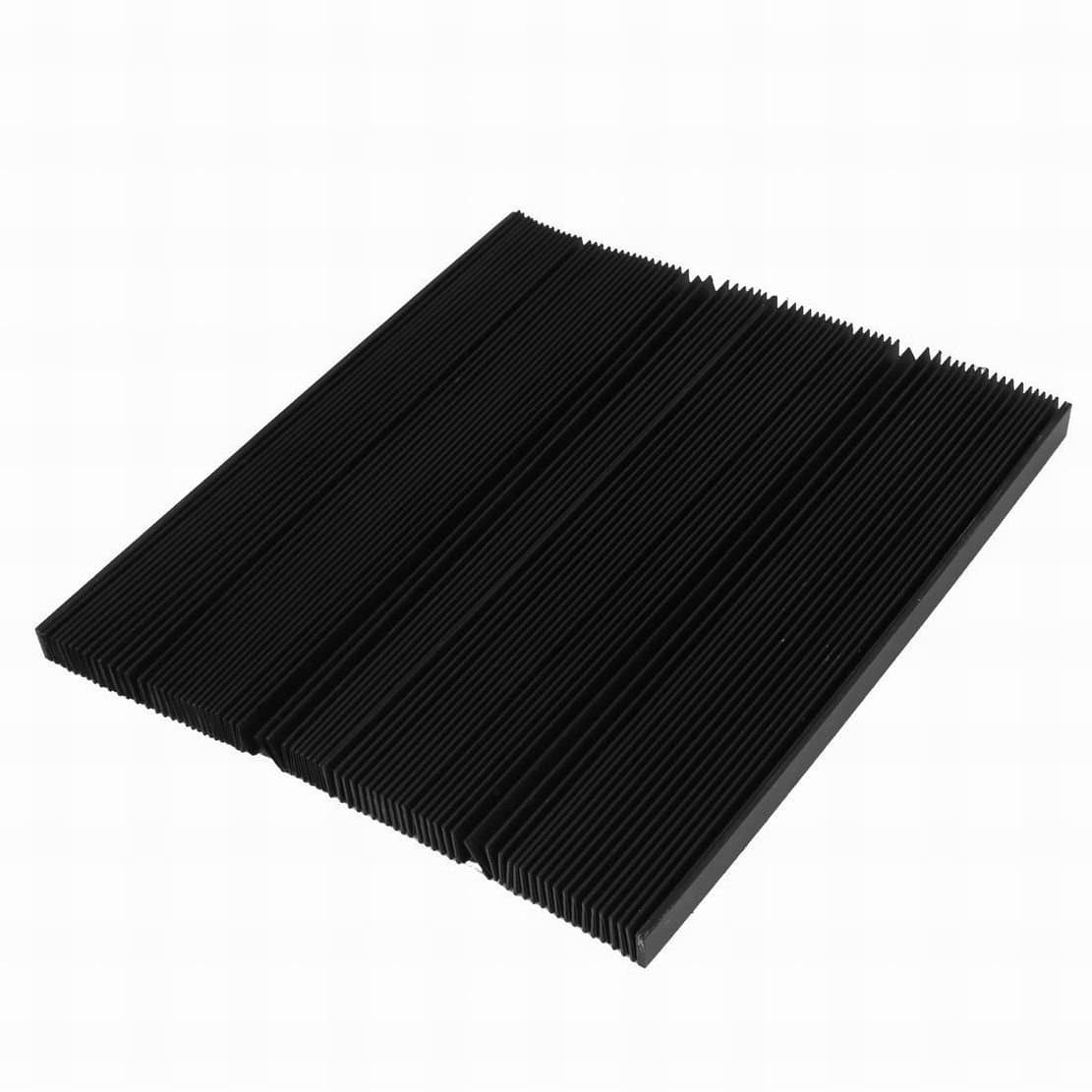 Houseuse CNC Machine Fitting Foldable Dust Protective Cover 130cmx27cm Black