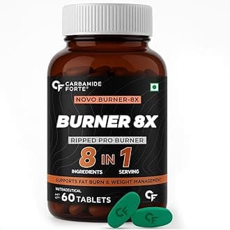 Carbamide Forte Fat Burner for Men & Women | Weight Loss Support - 60 Veg Tablets, 180 Grams, 30 Servings