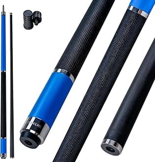 ZOKUE Elite Series Carbon Fiber Pool Cue Stick Low Deflection Full Carbon Technology Cue Stick for Beginner Primary Pool Stick with 12.5mm Tip (Easy to Control Powerful and Precise Pro Taper)