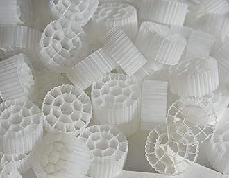 K3 Bio Media Plus Filter Media Moving Bed Biofilm Reactor (MBBR) for Aquaponics, Aquaculture, Hydroponics - Ponds - Aquariums (2 Gallons)