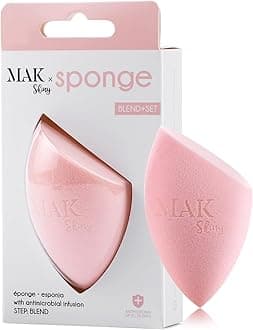 Professional Makeup Beauty Sponge for Foundation and Makeup Blending, Latex Free Dry & Wet Use for Powder Cream or Liquid Application