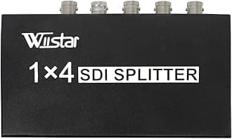 Wiistar SDI 1x4 Splitter SDI Splitter 1 in to 4 Out SD-SDI HD-SDI 3G-SDI