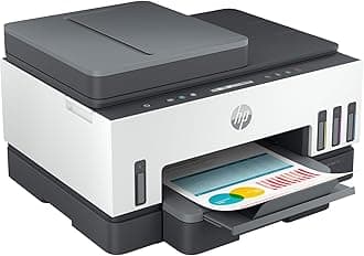 HP | Smart Tank | Wireless | Print, Copy, Scan | Automatic Duplex | Print Speed: 15ppm(black) / 9ppm(color) | Up to 18000 black or 8000 color pages included | 35-sheet ADF | ST750 | UAE Version