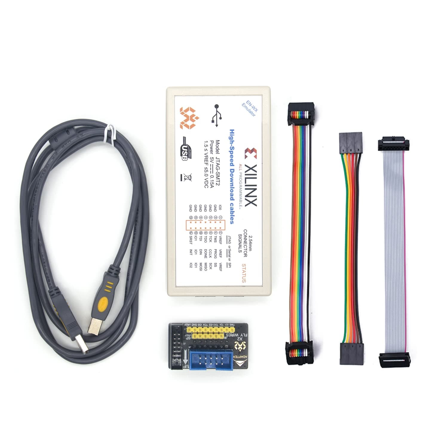 Xilinx JTAG Download High Speed Programmer JTAG-SMT2 Compatible XILINX Platform Cable USB FPGA CPLD in-Circuit Debugger replace DLC10 Simulator(KIT B)