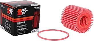 K&N Oil filter - High Performance-Series compatible with Lexus, Scion, Toyota (HP-7021)