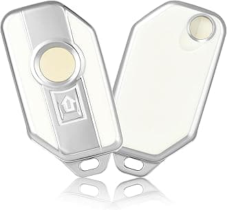 Key Fob Cover for BMW, Special Key Fob Case Cover Holder for BMW R1250GS ADV R1200GS C400GT 750GT F850 F750GS F850GS F900R F900XR K1600 K1600GTL S1000R S1000XR Motorcycle Accessories, White