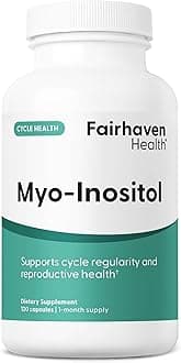 Myo-Inositol Supplement for Women and Men | Vitamin B8 2000mg | Vegan Inositol Powder Capsules | Gluten, Dairy and Soy Free | 120 Inositol Capsules