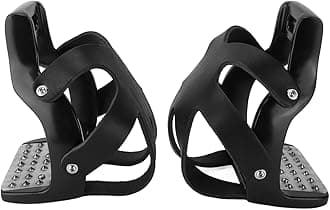 Horse Riding Stirrups, Hand Polishing Premium Material Horse Saddle with Cowhide for Horse Riders