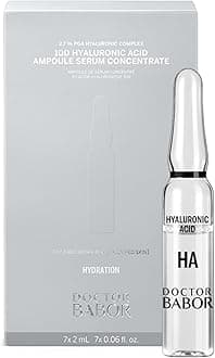 DOCTOR BABOR 10D Hyaluronic Acid Ampoule Serum Concentrate| Intensive moisturiser with 10 types of hyaluronic acid for a radiant complexion | serum for all skin types | vegan | 7x2ml