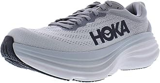 HOKA ONE ONE Bondi 8 Mens Shoes Size 14, Color: Sharkskin/Harbor Mist