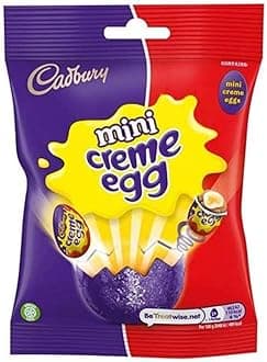 Creme Egg Minis 78g, milk chocolate eggs with gooey fondant centres, Too good to share