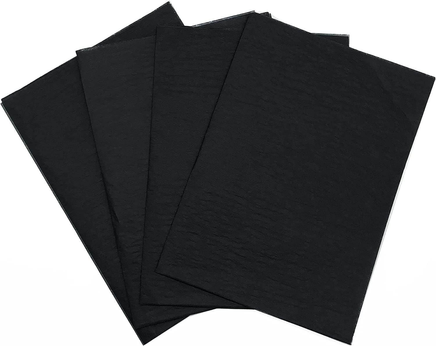 REDDOTGIFT 25 Sheets Black Tissue Paper Gift Wrapping DIY Tissues 50 * 75cm…17 Grams,Acid Free for A Variety Of Craft, Art and Paper Projects,T-Shirt Wrap (Black, 50x75cm)