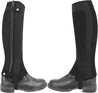 Premium Horse Riding Half Chaps - Neoprene & Air Mesh, Breathable & Durable Equestrian Half Chaps for Men & Women - #10028102