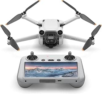 DJI Mini 3 Pro (DJI RC), Lightweight Foldable Camera Drone with 4K/60fps Video, 48MP, 34 Min Flight Time, Less than 249 g (Renewed)